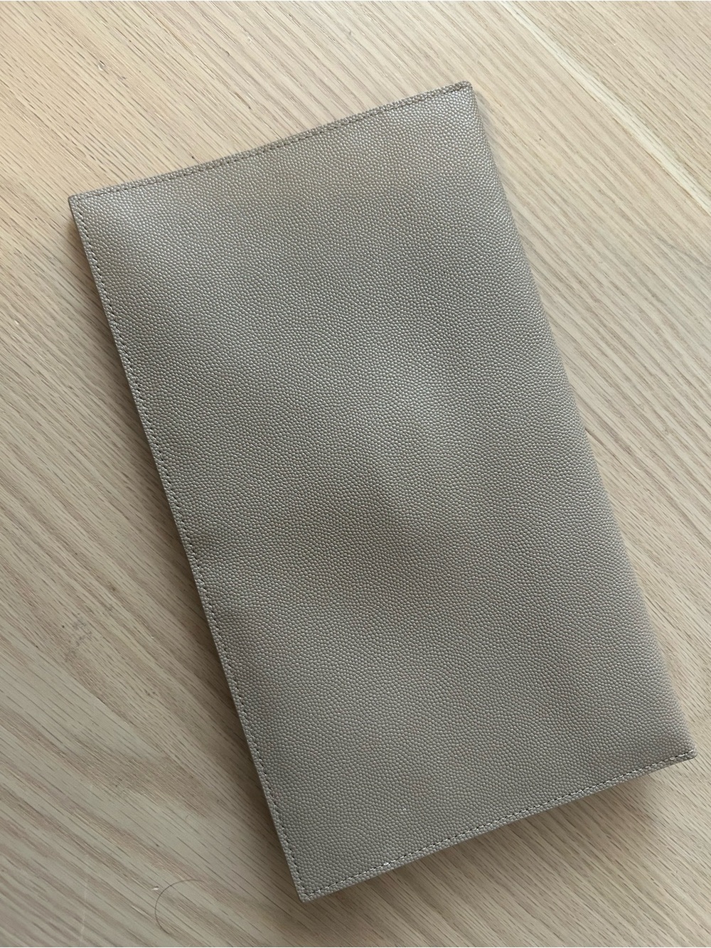 Yves Saint Laurent Beige Clutch Wristlet
